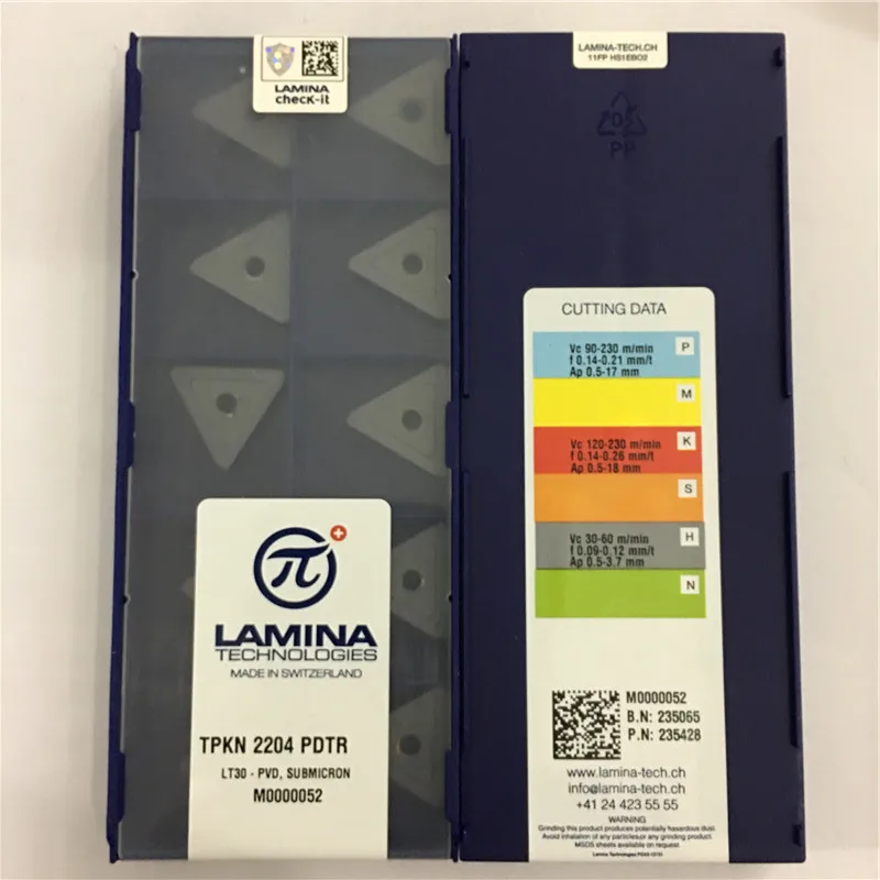 TPKN2204PDTR LT30 оригинальное лезвие с ЧПУ твердосплавный инструмент для токарного