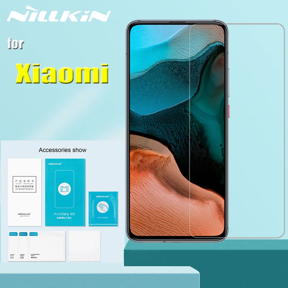 Защитное стекло Nillkin для Xiaomi POCO X3 NFC F2 M3 Mi 10 10T Lite 5G Redmi Note 9T 9 Pro Max 8T 8 7 | Мобильные
