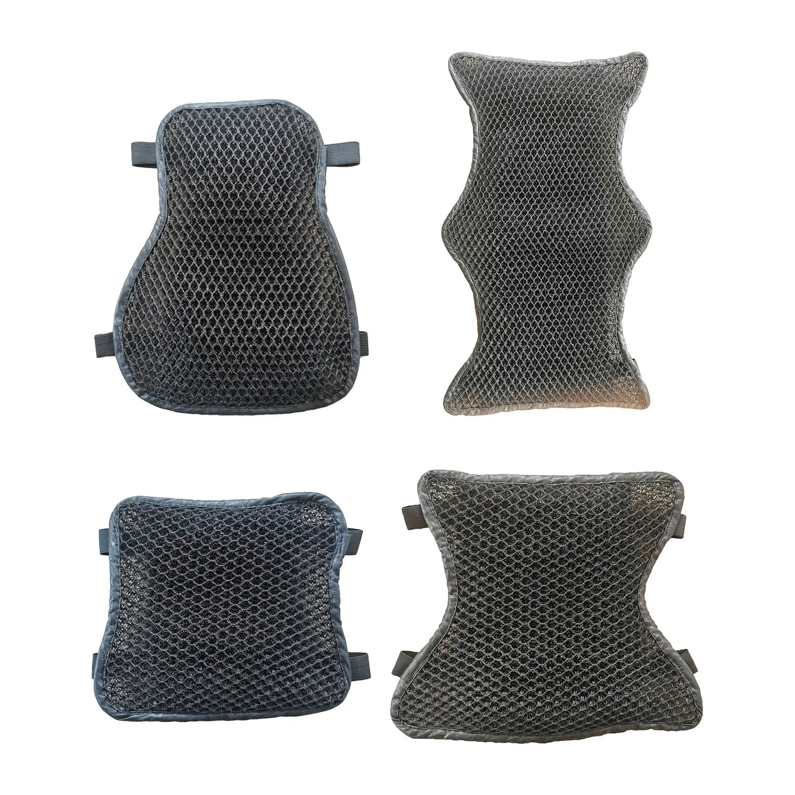 Motorcycle Seat Cushion Absorption Gel Foam 3d Mesh Fabric Pad For