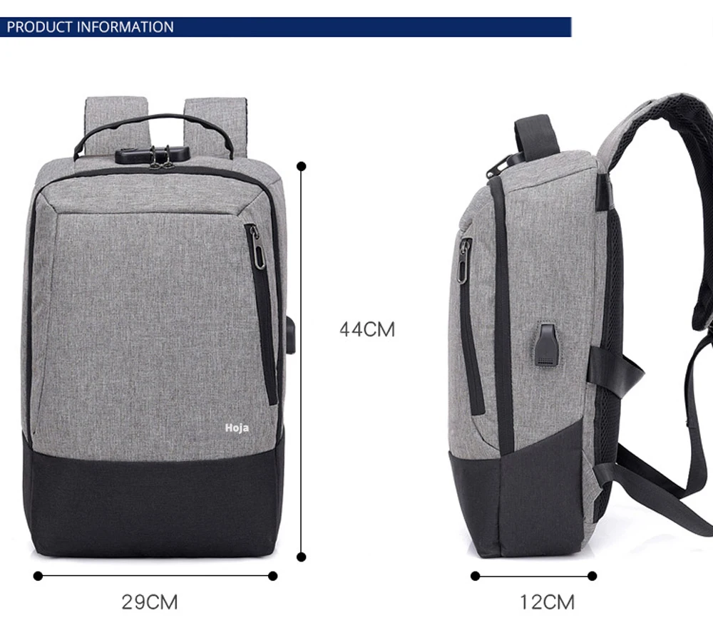 Модный мужской рюкзак 15,6 дюймов с защитой от кражи через usb, бизнес рюкзак для ноутбука, большой Многофункциональный рюкзак для путешествий, сумки
