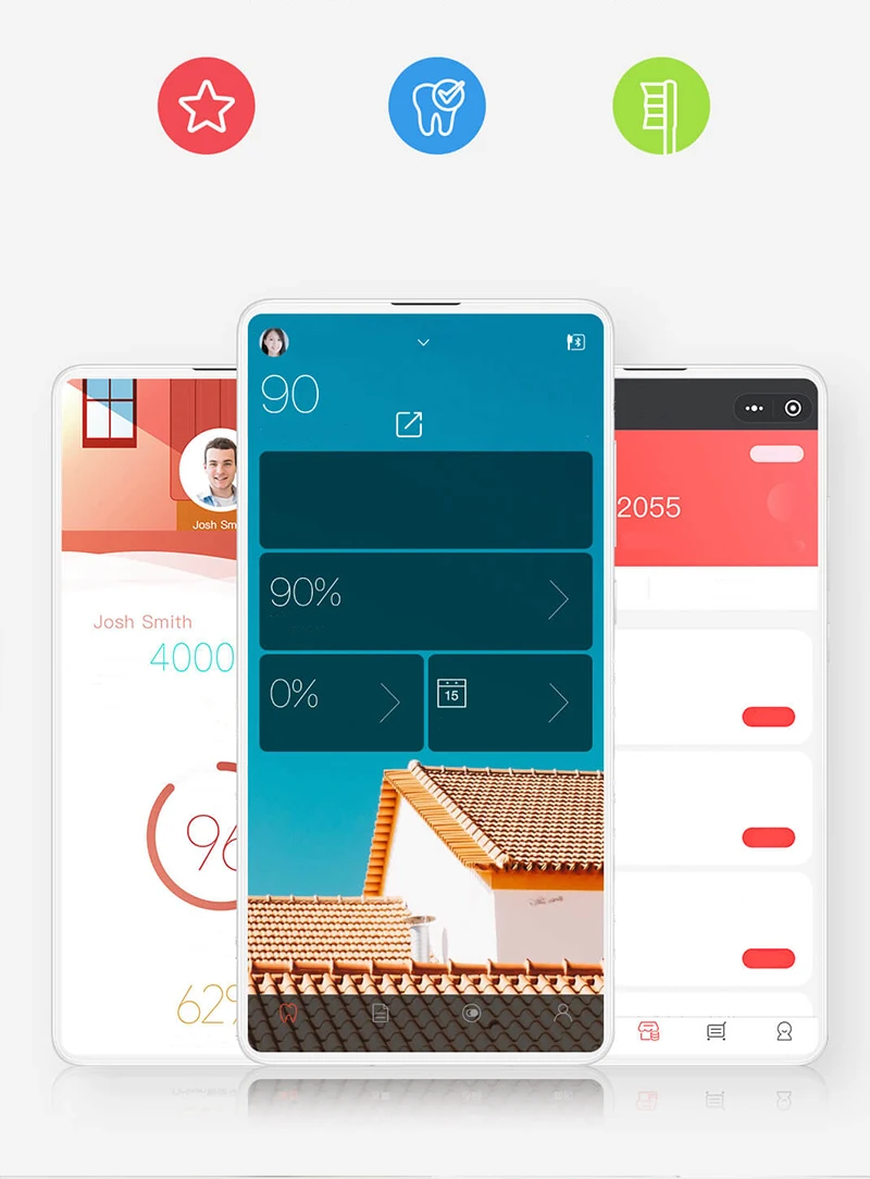 Xiaomi Oclean Air Smart sonic Электрический ультра sonic, что обеспечивает глубокое очищение кожи отбеливание зубов стоматологические зарядка через usb приложение Управление