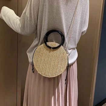 

ins super hot new small bag female 2020 new Korean version of the wild cross-body single shoulder portable small round bag