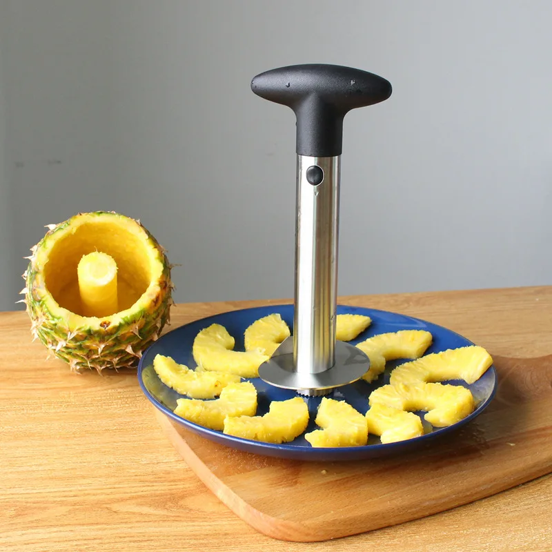 Stainless Steel Pineapple Peeler Cutter Fruit Knife slicer A spiral Pineapple cutting machine Easy to use kitchen cooking tools - Image 5
