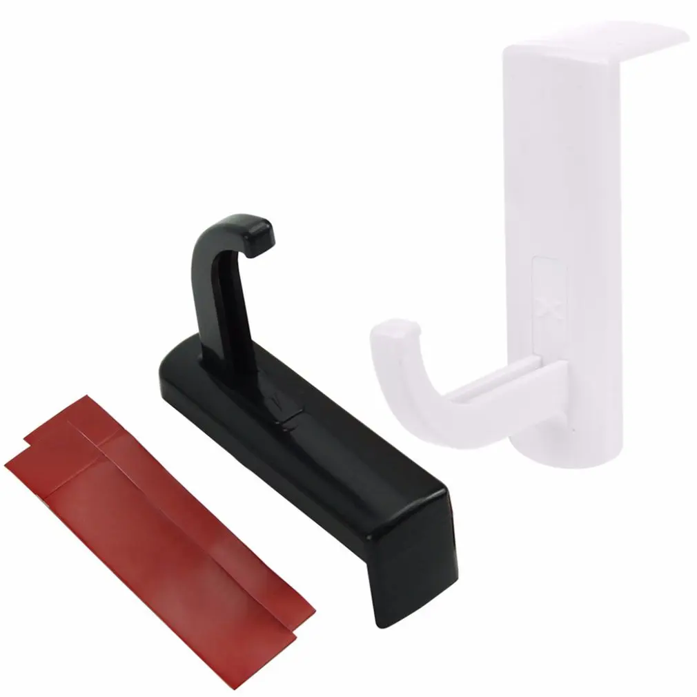 Universal Headphone Earphone Sticky Holder Rack Space-saving Hanger Stand Hook Headset Earphone Stand
