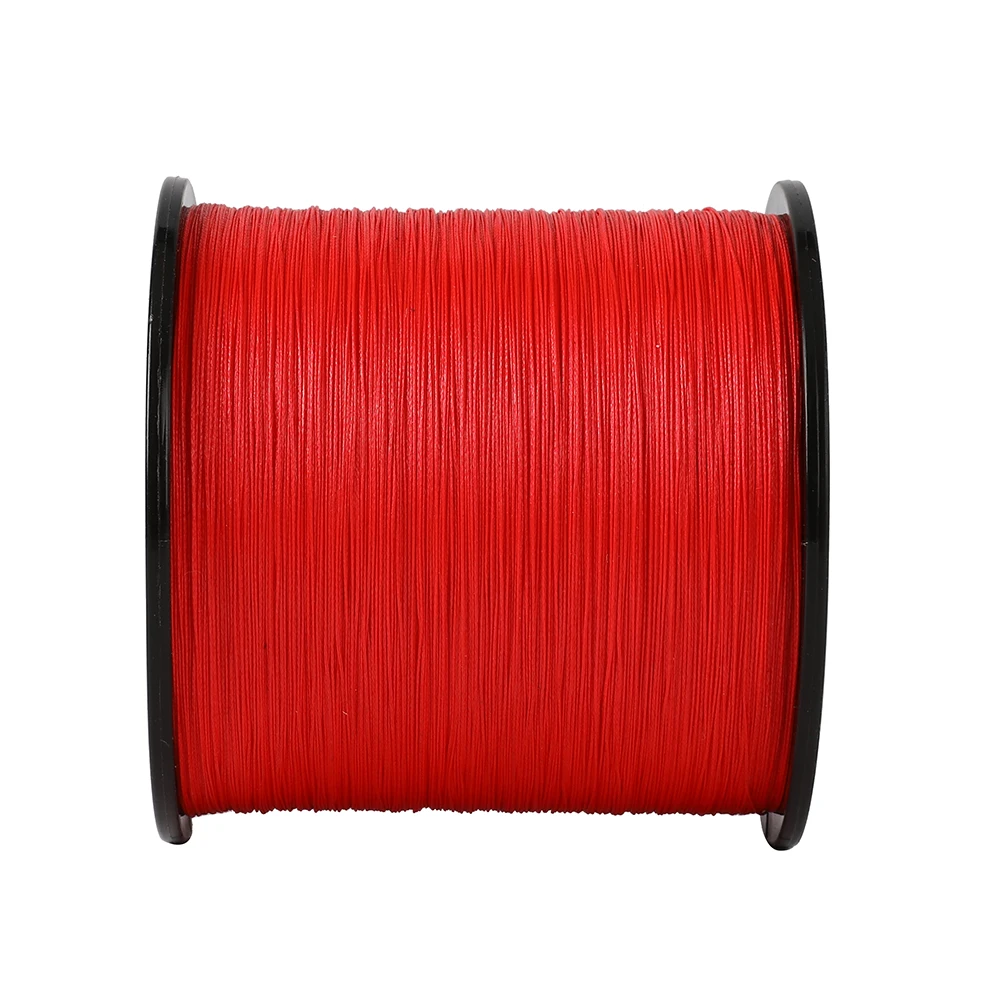 Hercules Braided Fishing Line 8 Strands Red 100M 300M 500M 1000M 1500M 2000M Saltwater Fishing Cord linha multifilamento 8 fio 6