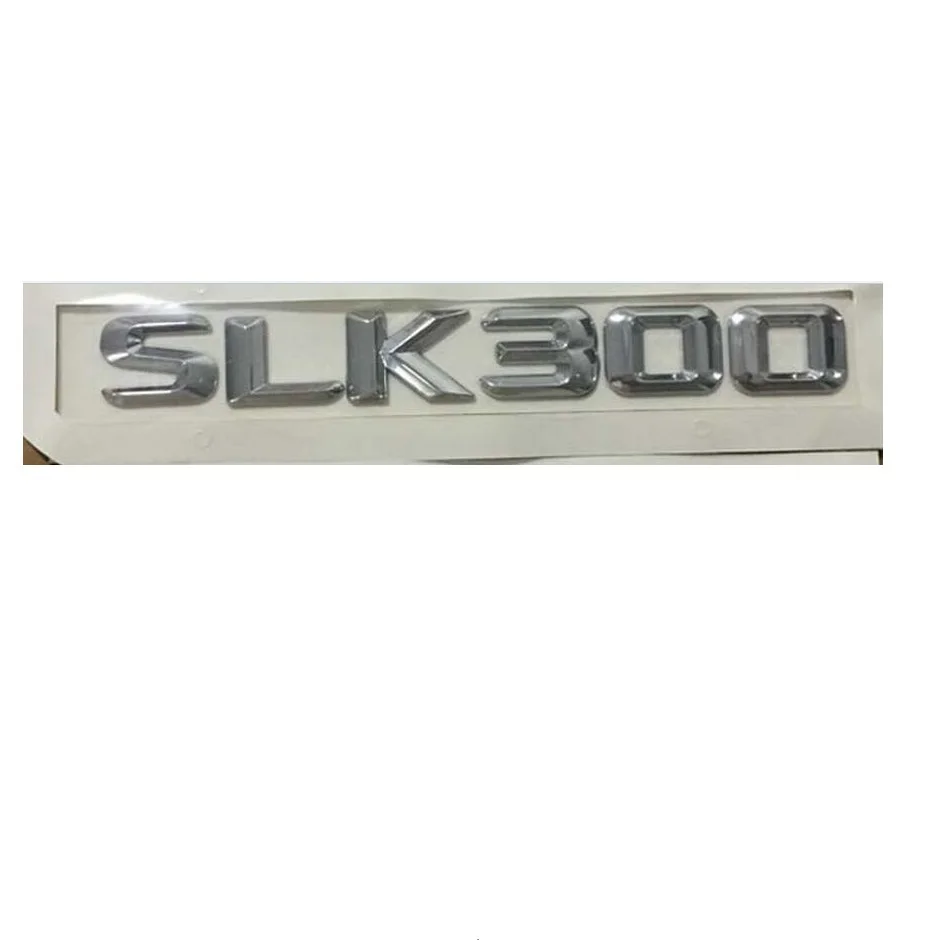 Хромированная надпись SLK 300 на заднюю часть БАГАЖНИКА АВТОМОБИЛЯ значок | Эмблемы -32741169462