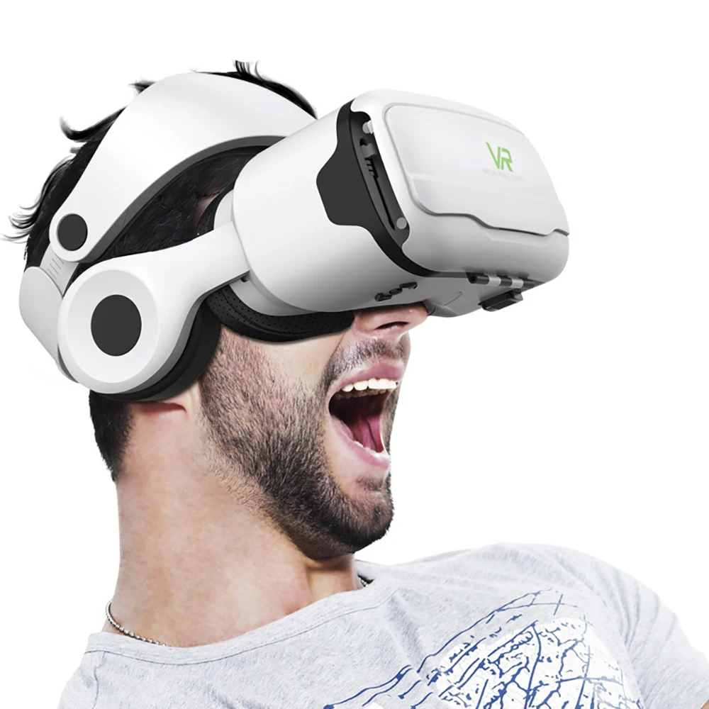 2021 VR Headset Virtual Reality Glasses 3D VR Glasses for Smartphones Compatible with iPhone & Android 5-7 inch
