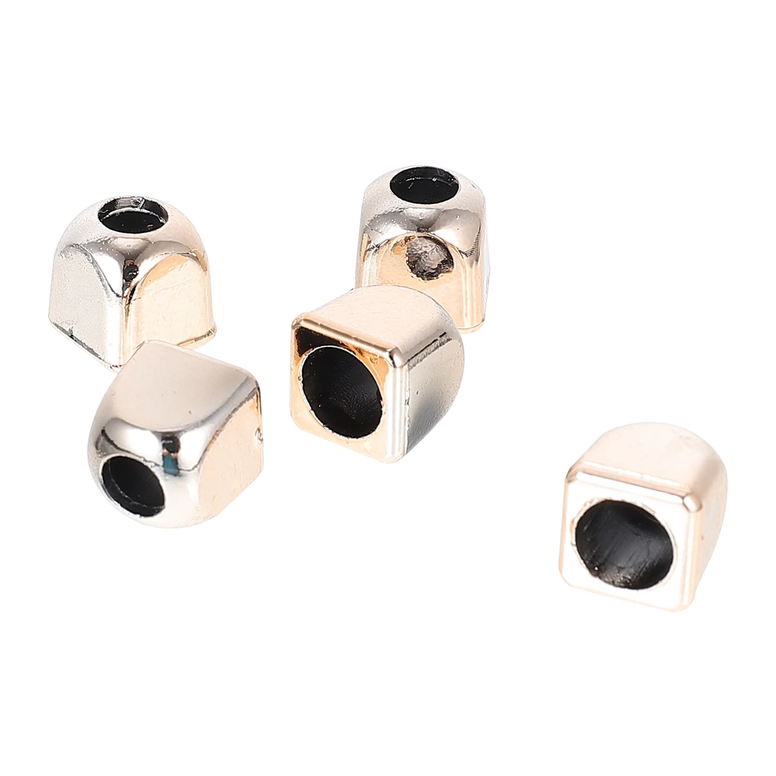 100pcs Garment Drawstring Locks Hoodie Down Jackets Cord Locks Lanyard