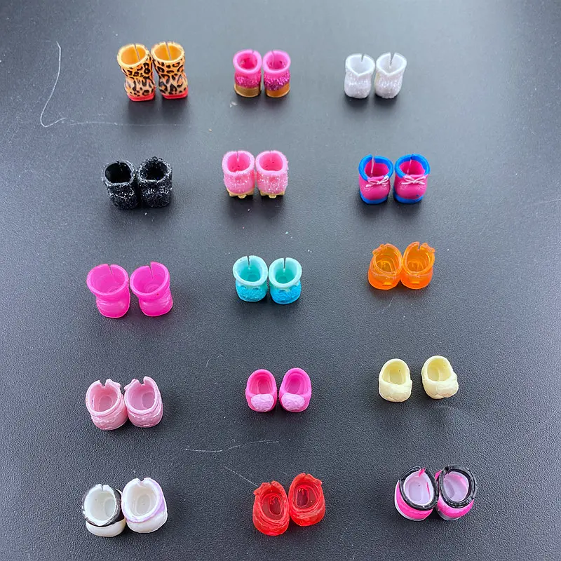Zapatos de muñeca sorpresa LOL originales, 5 pares, para muñecas lol de 8cm, modelo DIY para muñecas, zapatos, accesorios, regalo para niños, gran oferta