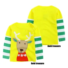 Г. Осенняя детская одежда новые продукты футболка с длинными рукавами для мальчиков хлопковые детские футболки Детская футболка с длинными рукавами и круглым вырезом