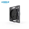 Livolo DIY Parts,Standard Israel Wall PowerSocket plugs, 16A current ,safety lock design,anti-shock ► Photo 2/6
