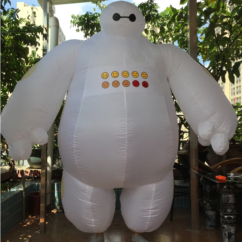 Baymax Costume For Adult Kids Big Hero 6 Fantasia Cosplay Halloween Inflatable Baymax Costumes Minion Pikachu Suit For Women Men (2)