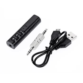 

Mini 3.5mm Jack Bluetooth Auto Car Kit Handsfree Music Audio Receiver Adapter Auto Bluetooth AUX for Speaker Headphone Car