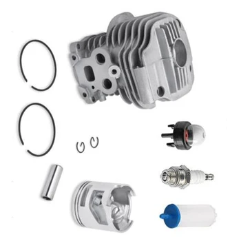 

Set Cylinder Head Piston Pin Rings Fits For Husqvarna Partner K750 K760 OEM 520757302 Oil Filter Spark Plug Kit Power Tool Parts