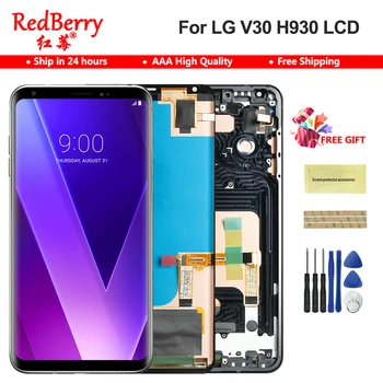 

For LG V30 V35 LCD Display Touch Screen Digitizer Assembly with frame For LG H930 H930DS H931 H932 H933 VS996 US998 LS998U lcd