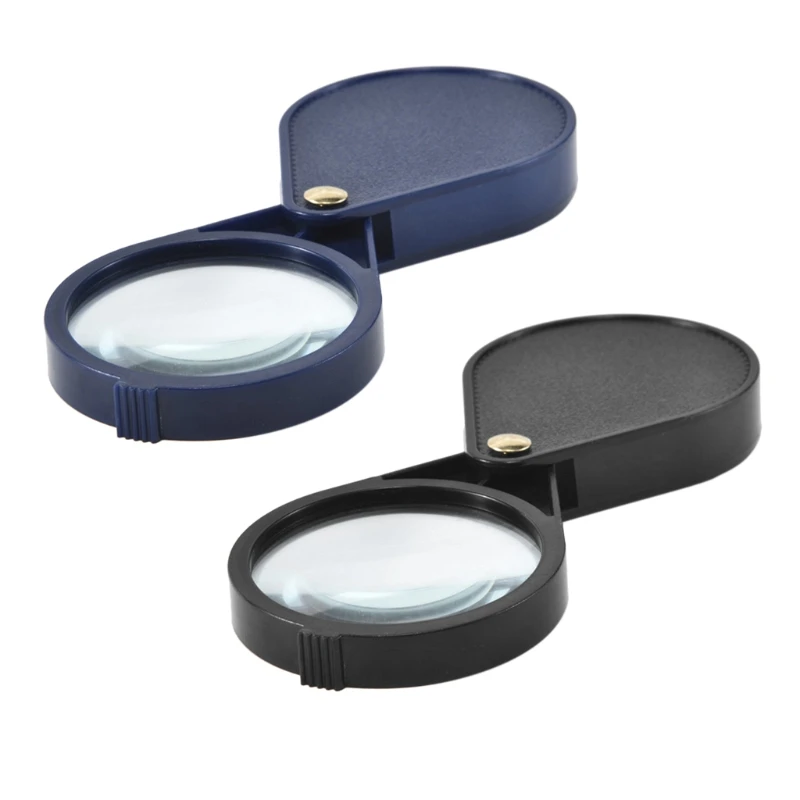 5X Glass Lens Magnifying Glass - 2-inch diameter