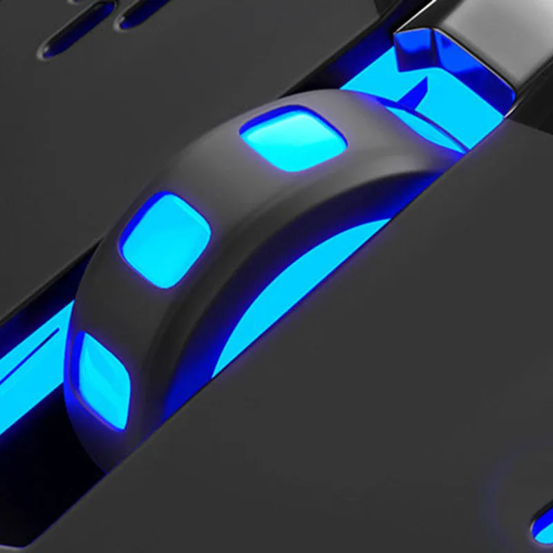2500 DPI Professional Wired Gaming Mouse Breathing Backlight LED Optical USB Computer Mouse Mute Mechanical Mouse for PC Laptop