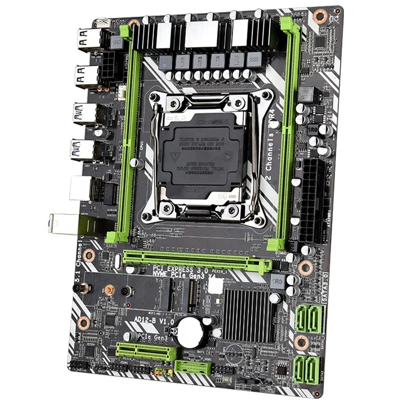 Новая X99 D4 компьютерная материнская плата двухканальная поддержка Xeon E5 2011V3