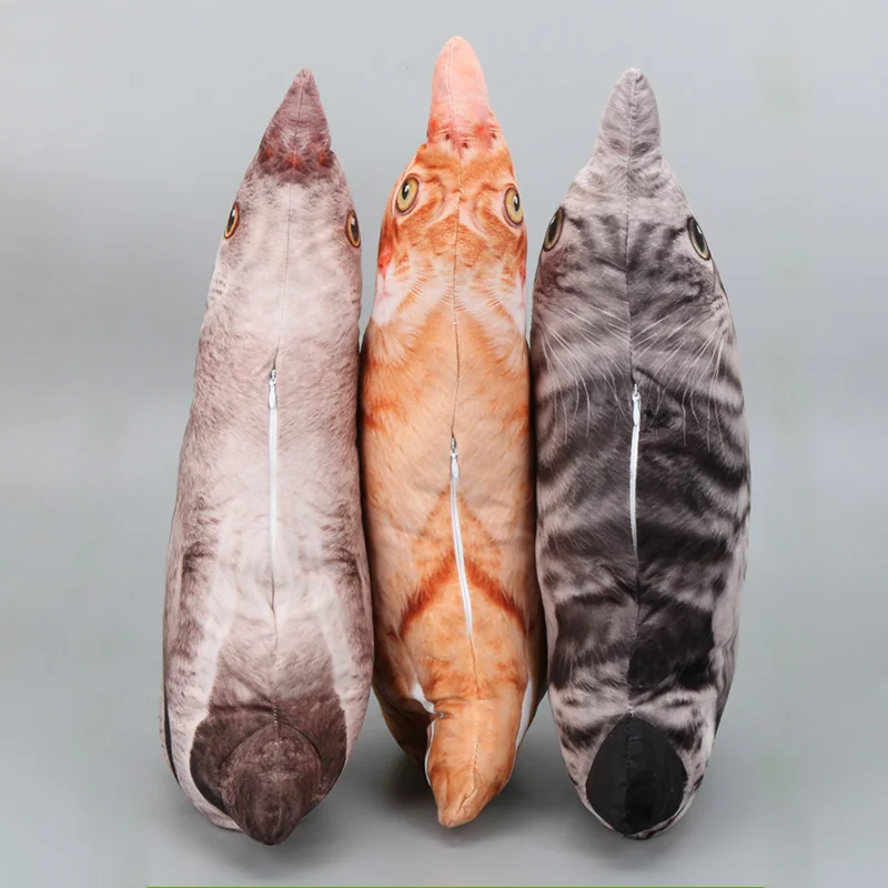 50 см имитация кошачьи подушки мягкие животные плюшевые кошки моющиеся подушки Диван Декор мультфильм плюшевые игрушки для детей подарок