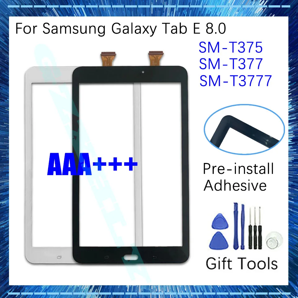 Новый сенсорный экран T377 для Samsung Galaxy Tab E 9. 0 T375 T3777 внешний дигитайзер ЖК переднее