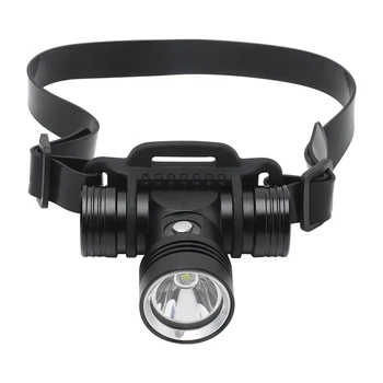 

L2 diving headlight, power display, LED glare rechargeable head-mounted flashlight, 60 meters underwater