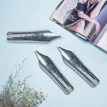 

3pcs/set Sliver Fuliwen M Nib For Wing Sung 699 Vaccum Filling M Fine Nib Placement Pen School Office Supplies Stationery Gift