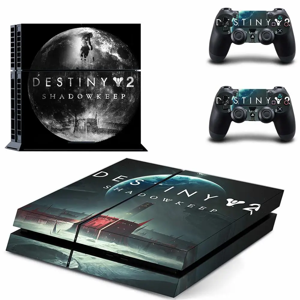 Destiny 2 Shadowkeep PS4 кожи Стикеры для Dualshock 4 Игровые приставки 4 консоли и контроллеры PS4 кожи Стикеры виниловая наклейка - Цвет: GYTM2847