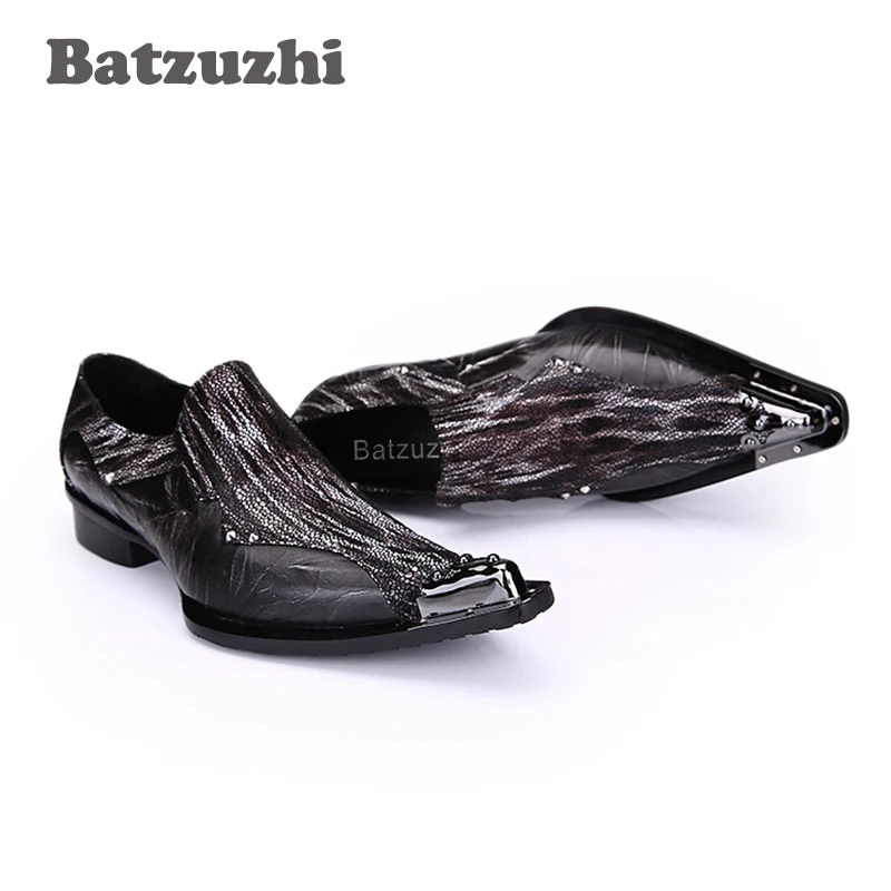 Batzuzhi/ограниченное издание; японский тип; модная мужская кожаная обувь; кожаные модельные туфли с острым носком; мужская обувь с высоким подъемом