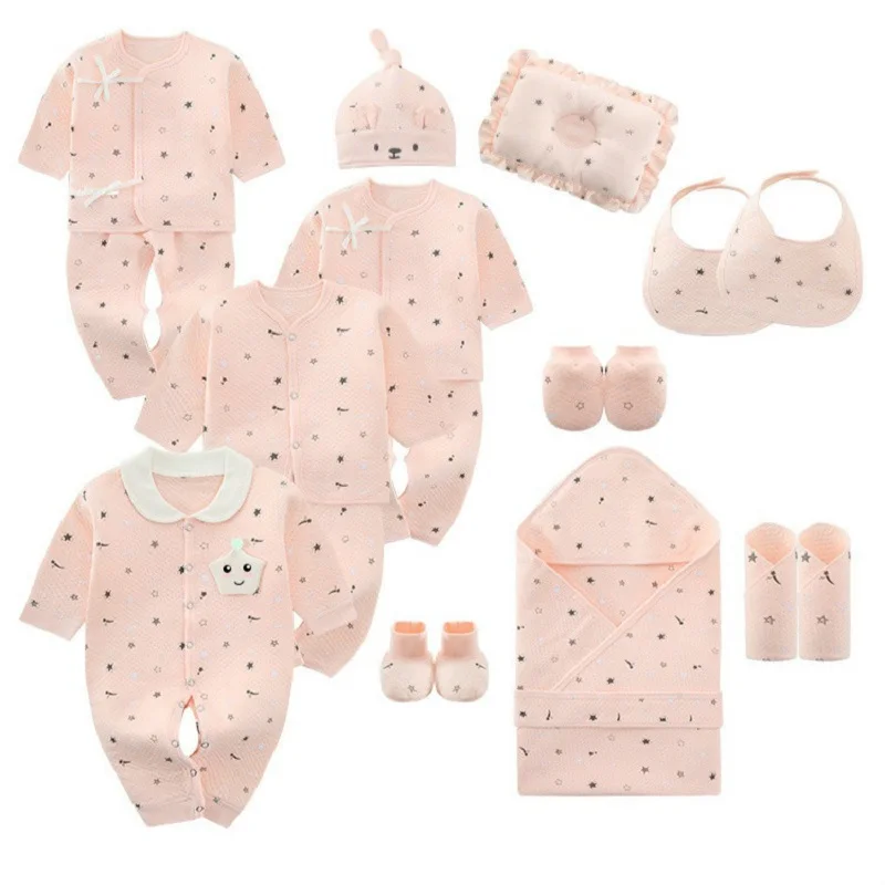 Bébé vêtements fournitures printemps et automne pur coton nouveau-né bébé Case-0-3 mois 6 primaire pour le premier cadeau
