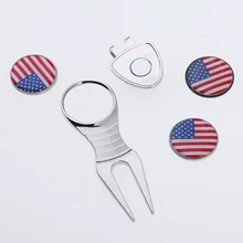 Аксессуары для гольф-клуба, вилка с маркером, клипса, коробка Geschnek