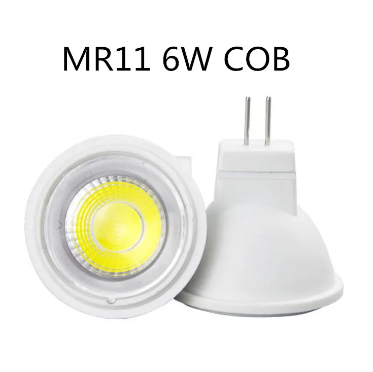 MR11 COB MR11 COB светодиодный светильник 6 Вт AC/DC12V Bombillas COB светодиодный светильник Точечный светильник Lampara Теплый/натуральный/холодный белый точечный светильник светодиодный светильник s - Испускаемый цвет: MR11 COB
