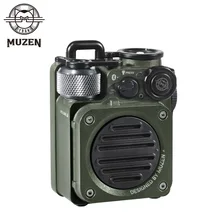 MUZEN Wild Mini Bluetooth 5.0 Wireless Speaker Outdoor Waterproof Punk Retro Art Birthday Present Creative Christmas Gift
