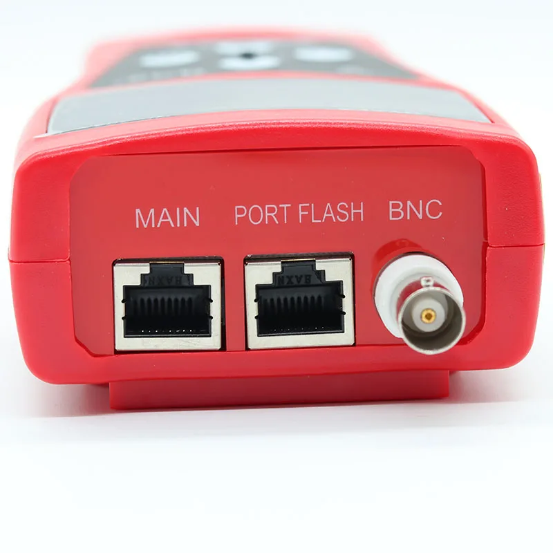Noyafa NF-308 Network monitoring cable tester LCD Wire Fault Locator LAN Network Coacial BNC USB RJ45 RJ11 red color