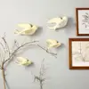 3D Bird Shape Hanging Pendant Ceramic 3D Bird Wall Hanging Pendant Wall Crafts Ornaments DIY Wall Hanging Decoration Home Decor 4