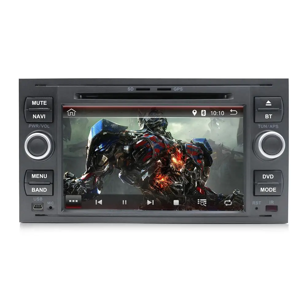 Автомагнитола 2 Din 6 дюйма Android 10 0 для FORD FOCUS MONDEO S MAX CONNECT 2005 2007 мультимедиа + 32 ГБ 4