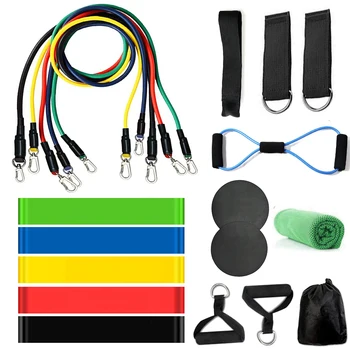 

20 pcs/set Pull Rope Fitness Exercises Resistance Bands Latex Tubes Pedal Excerciser Body Training Workout Yoga Elastic Pull Rop
