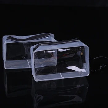 

Women PVC Clear Waterproof Mini Cosmetic Organizer Bag Transparent Toiletry Wash Makeup Beauty Pouch Accessories Supplies
