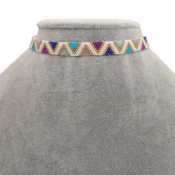 

Go2boho Bohemian Choker Necklace For Women Jewelry Boho Colorful Bead Jewellery Handmade Fashion Friendship Miyuki Necklaces