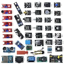 Assortiment de modules de capteurs 45 en 1, Kit de démarrage 37 en 1, capteur de température 37 en 1 pour capteur ultrasonique UNO MEGA2560