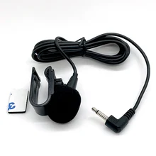  2.5mm 3.5mm Jack Car GPS Bluetooth Navigator Microphone Omnidirectional External Amplifier Microphone 150cm 