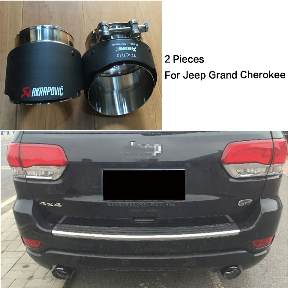 Akrapovic автомобильный глушитель для Cadillac ATS Jeep grand cherokee Prado Mazda 6 Atenza CX-5 CX5 - Цвет: For Grand Cherokee