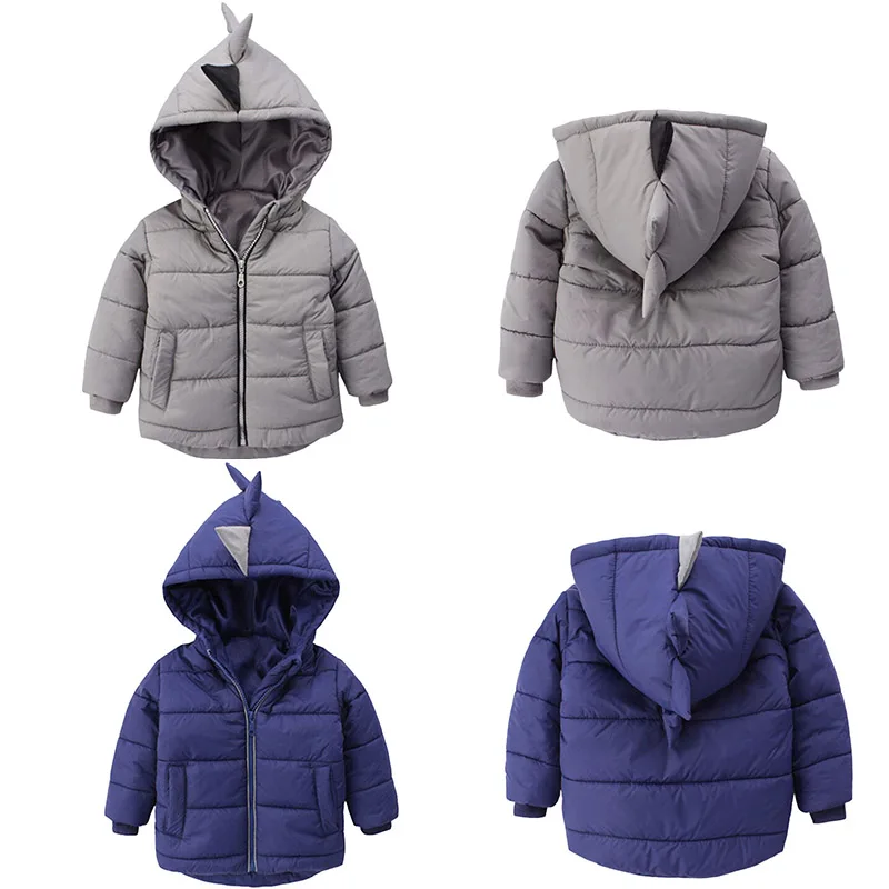 

2019 Winter Baby Boys Jackets For Boys Dinosaur Coat Kids Warm Outerwear Coats For Girls Jacket Children Clothes