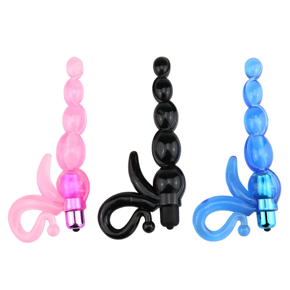 Silicone Anal Dildo Vibrator Male Prostate Massager Beads Plug G Spot Butt Adult Masturbation Sex Toys for Couple |