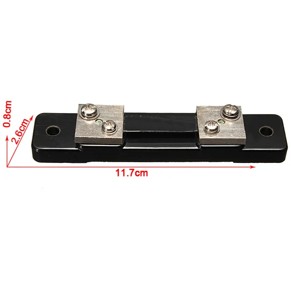1 шт. FL-2 50A 75MV DC Токовый Шунт резисторная панель для цифровой амперметр измерительный прибор класс омметра 0 Токовый Шунт резистор