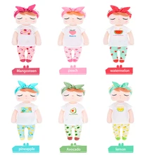 Metoo Плюшевые игрушки Анжела Куклы Мягкие животные Рождественский подарок с коробкой сладкий фруктовый кролик милая мечта девочка подарок детские куклы