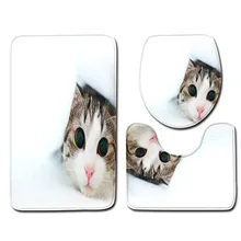 Cute Sanitary Ware Mat Chamber Pot Three-piece Set Cross Border Supply of Goods Wish Amazon EBay Taobao Currently Available a Ge