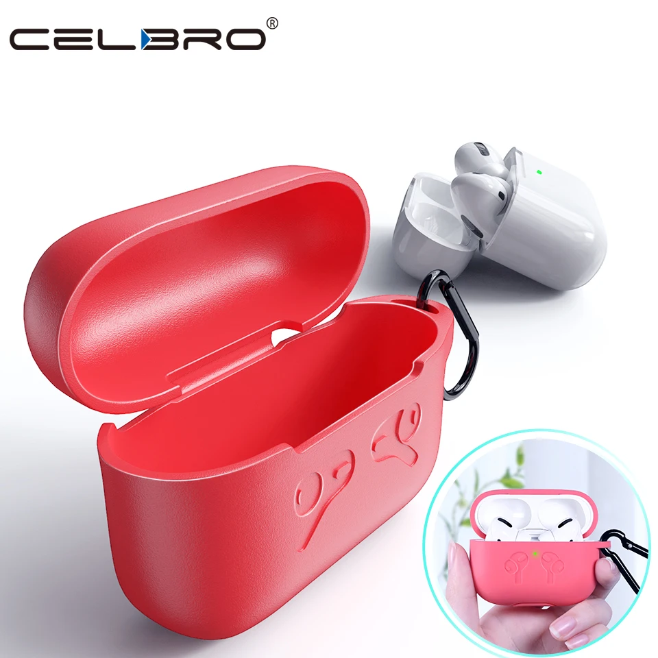 Мягкий силиконовый чехол для Airpods Pro Air pods защитный наушников силиконовые чехлы