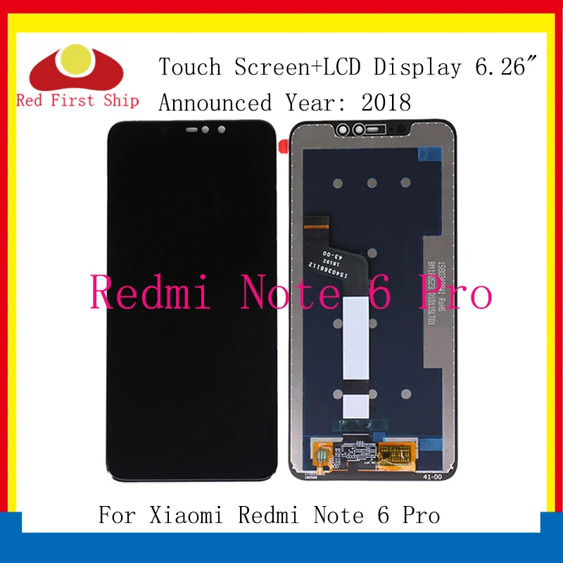 

AAA Quality LCD For Xiaomi Redmi Note 6 Pro LCD Display Screen Replacement For Redmi Note 6 Pro LCD Complete Assembly