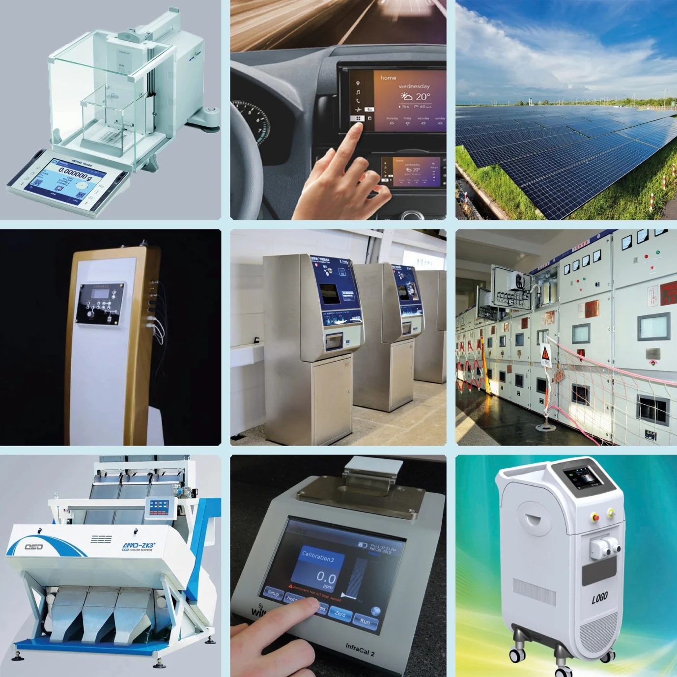 7 Inch HMI Serial LCD Display Module with Program + Touch Screen for Equipment Control Panel STWI070WT-01