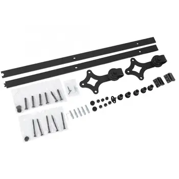 

1830mm/2000mm Sliding Door Wood Door Slide Rail System Antique Track Puerta Corredera Shower Roller Coulissante 6FT 6.6FT